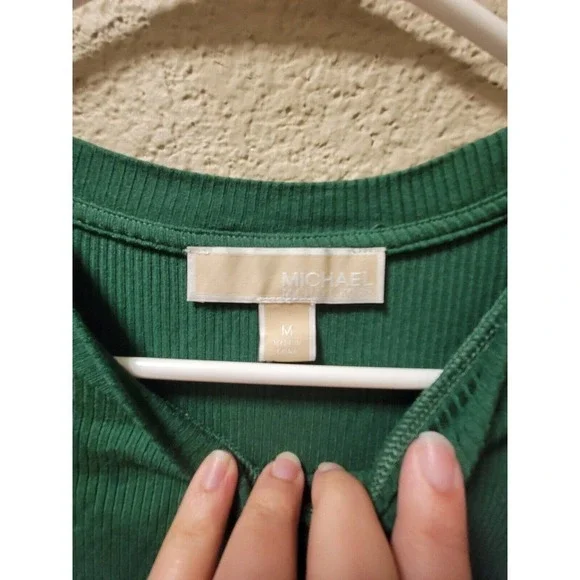 Michael Michael Kors Womens Green Long Sleeve Size Medium - Picture 3 of 7